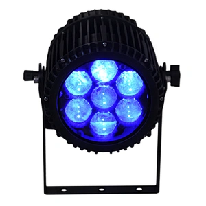 DMX RGBW 4in1 LED Zoom Par Can Stage Lights 15w 7pcs