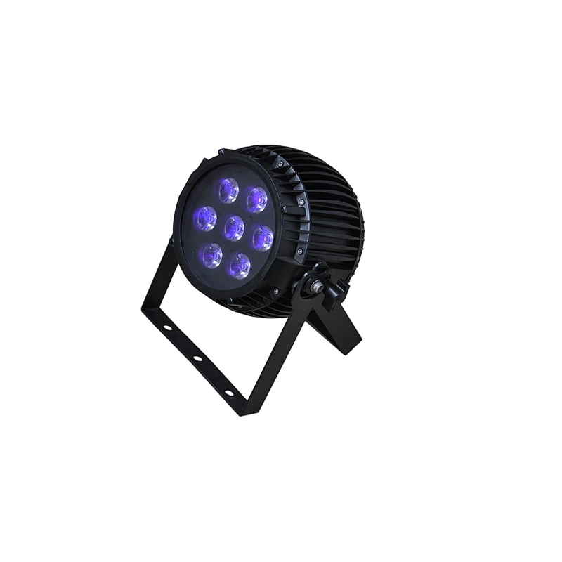 Guangdong Outdoor LED battery wireless par can stage light 7pcs*12W RGBWA UV IP65