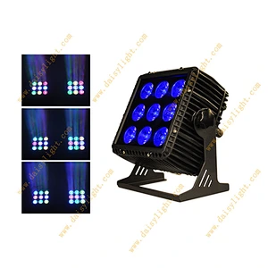 Guanzhou manufacture dot matrix IP 65 15W RGBW 4IN1 LED party par light