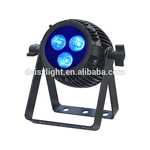 Mini LED stage Par Can light 3x12W RGBWAUV 6-IN-1Waterproof