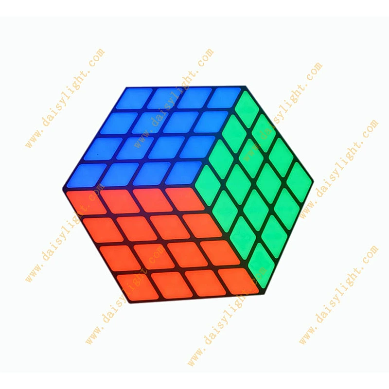 2019 guangzhou manufacture party192PCS 3IN1 RGB LED project cube light