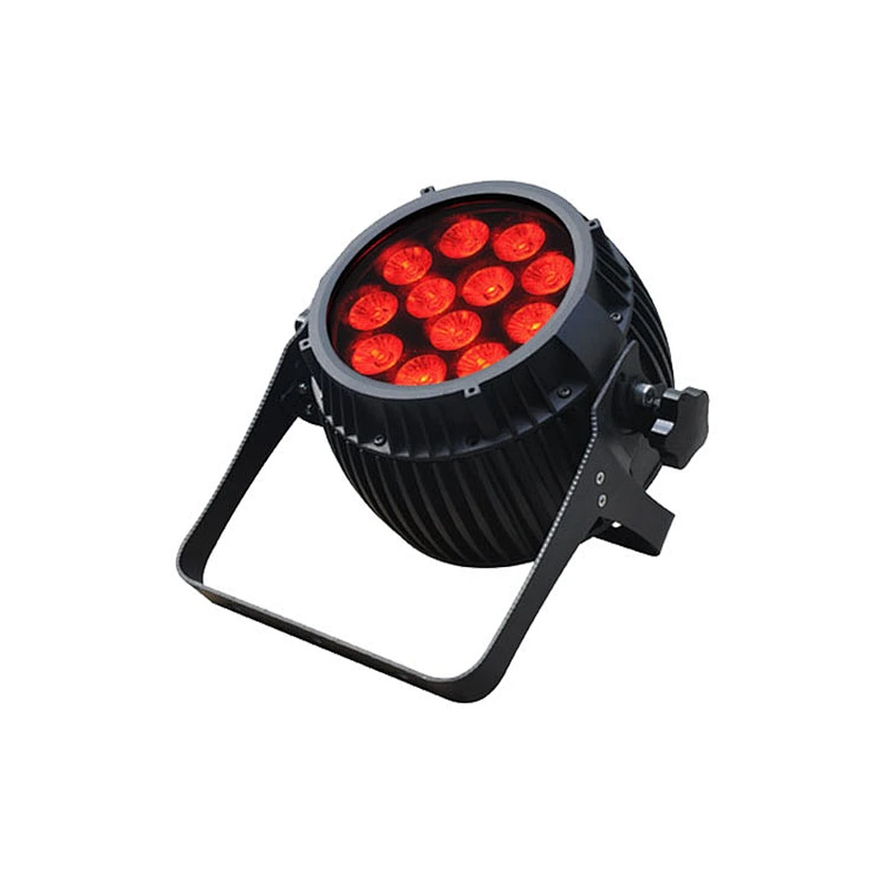 Rgbaw Uv Color Mixing Optional Dimming Curve Waterproof Dj High Power Led 6-in-1 12w Outdoor Par Light