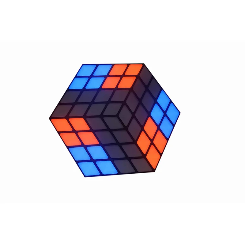 Hot selling RGB 3 IN 1 LED Rubik's Cube stage light