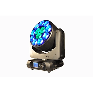 brightest 40W*12PCS Zoom moving head stage light with dot matrix