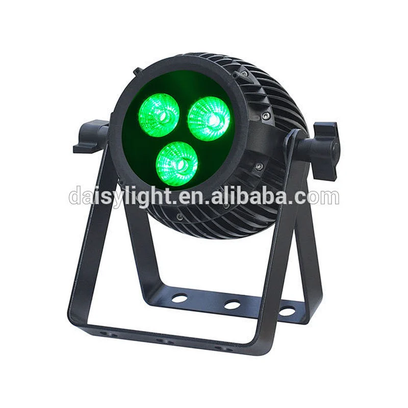 Mini LED stage Par Can light 3x12W RGBWAUV 6-IN-1Waterproof