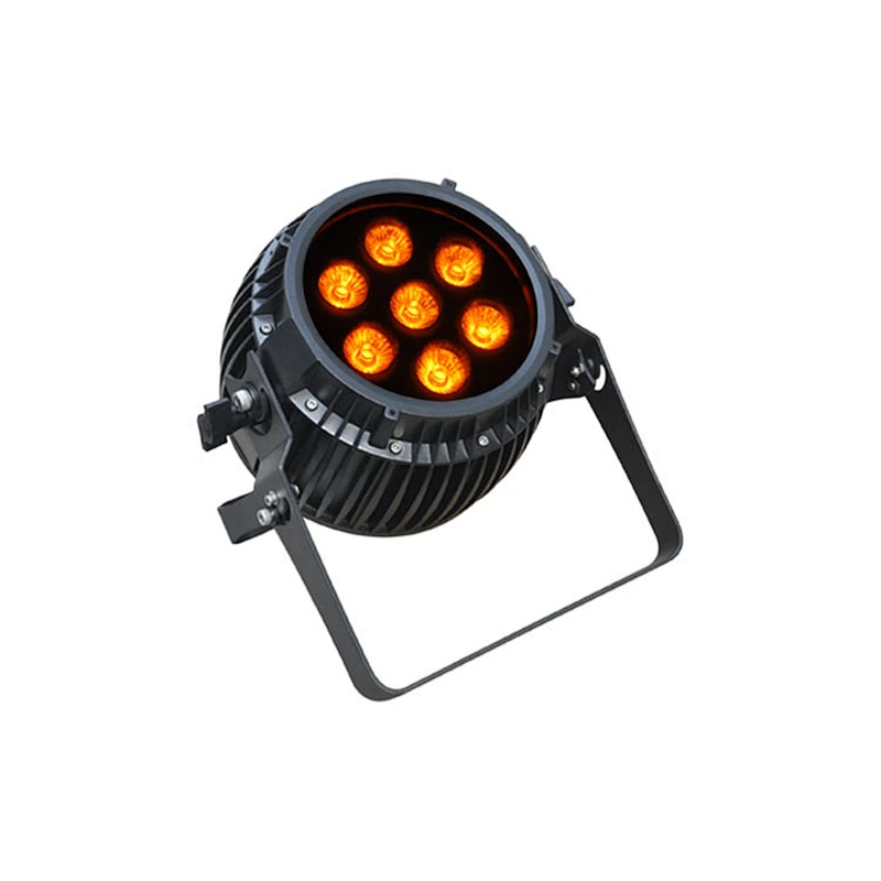 LED Battery Powered Par Can 7pcs*12W RGBWAWUV 6-in-1 IP65