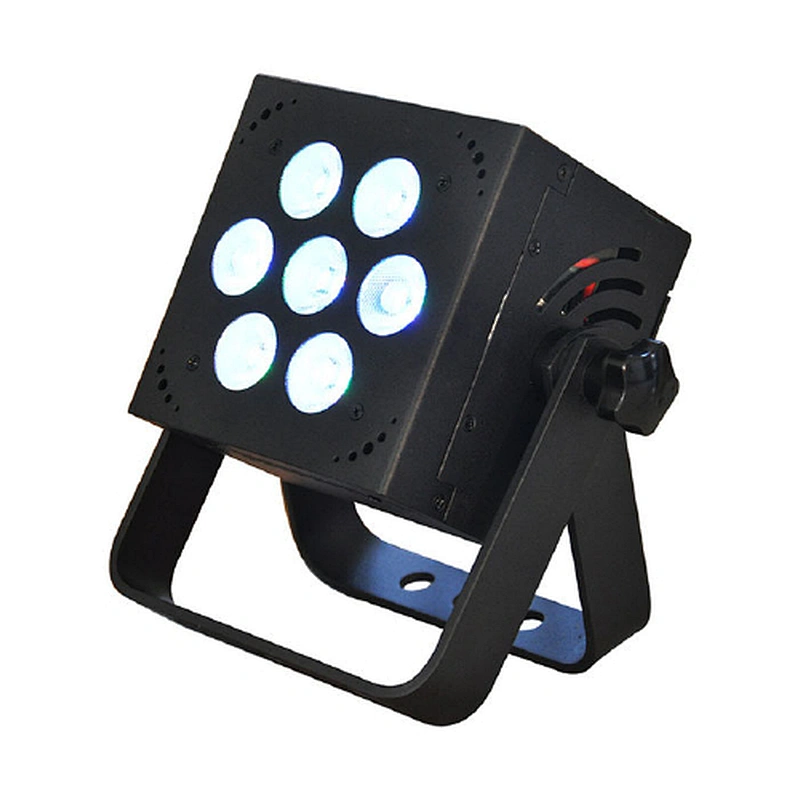 Indoor led Flat par stage light 7x8w RGBW IP20