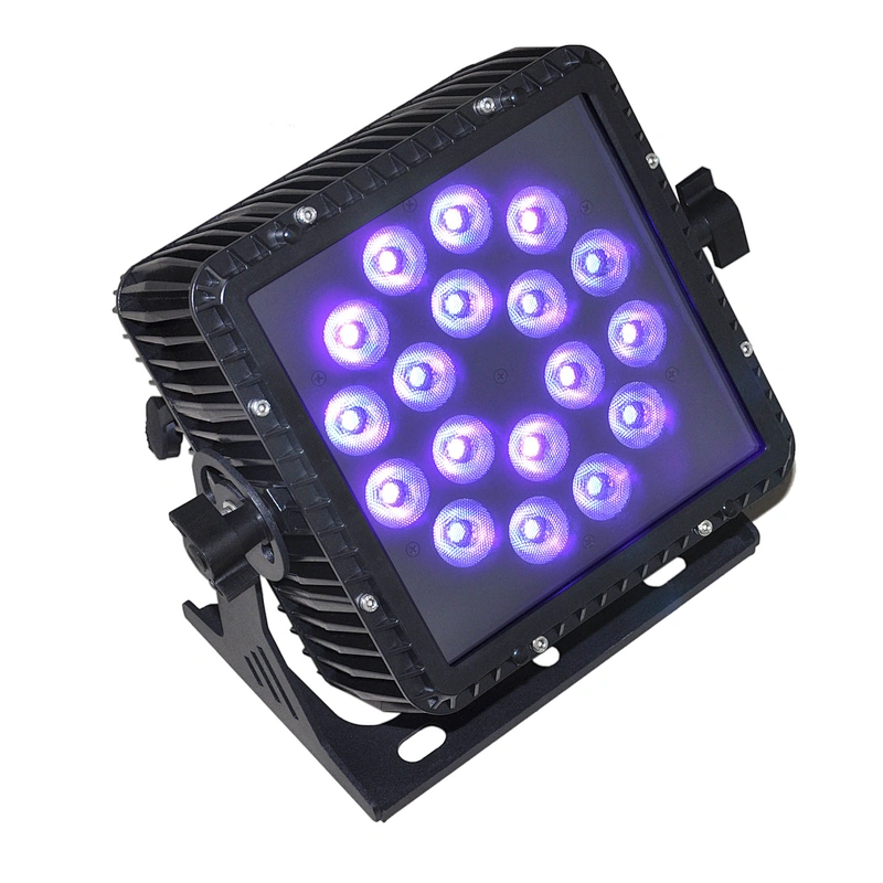 Guangzhou Factory LED Par Can RGBAWUV12w*18pcs Stage Light IP65