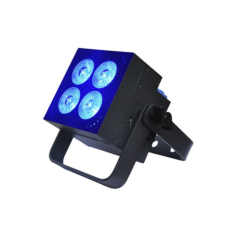 Rgbaw Uv Soft Color Mixing Dmx512 Temperature Control 4*12w Led Indoor Par Light