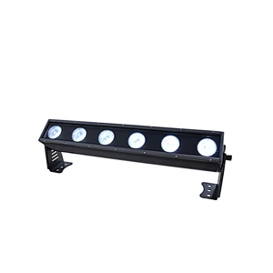 Dj Light DMX Waterproof LED Wall Washer 6*25W RGBAWUV+Lemon 7-in-1 Dot Matrix