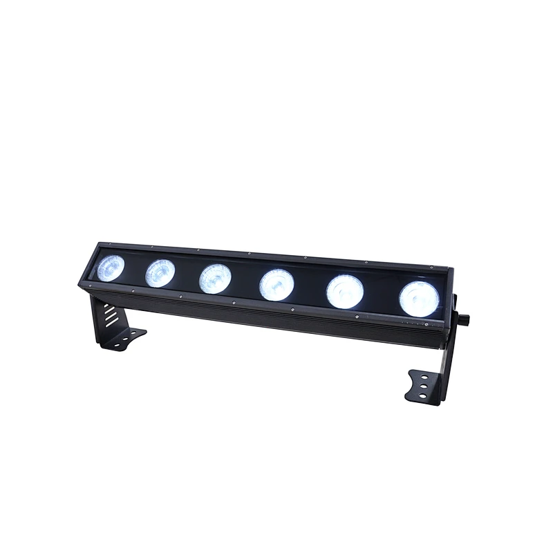 Dj Light DMX Waterproof LED Wall Washer 6*25W RGBAWUV+Lemon 7-in-1 Dot Matrix