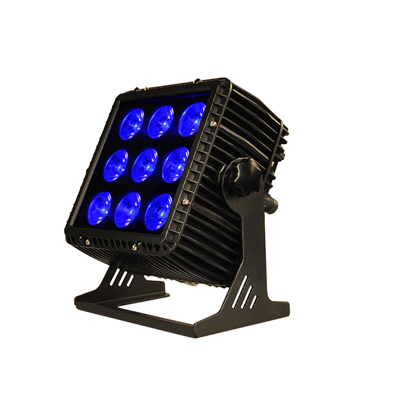 Waterproof square housing Dot matrix 15W RGBW 4IN1 LED DJ lights