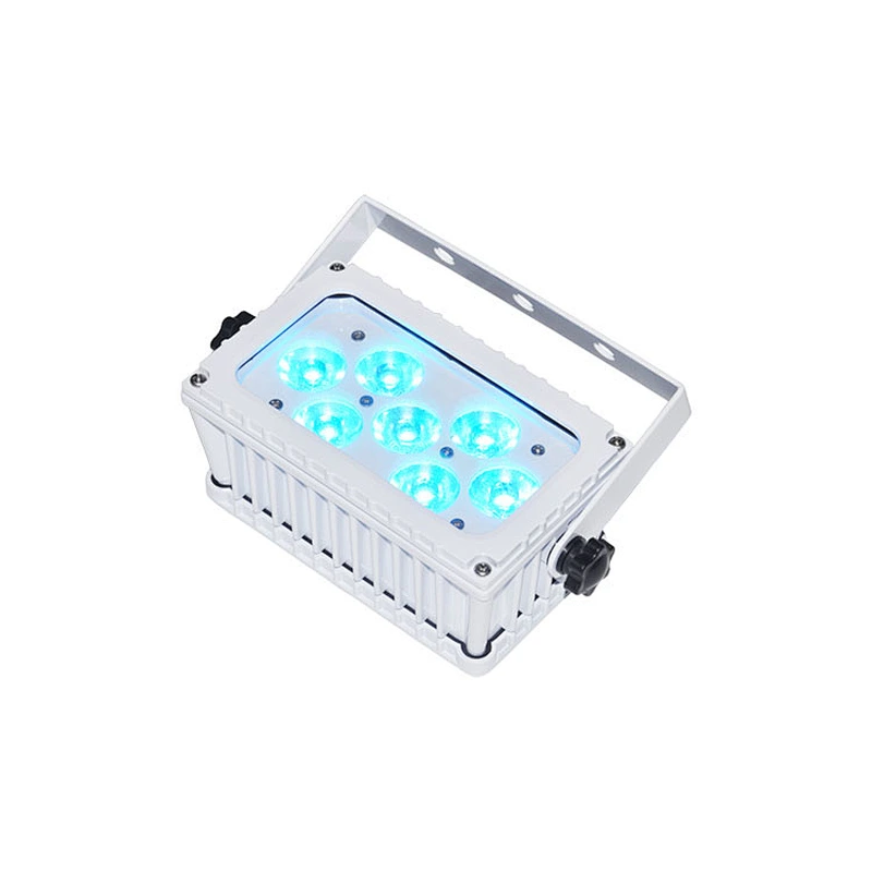 7x30W RGB 3 in 1 outdoor white housing washer LED Bar Light LED Wall Washer