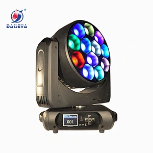 High Power 40W*12PCS Zoom moving head stage light with dot matrix