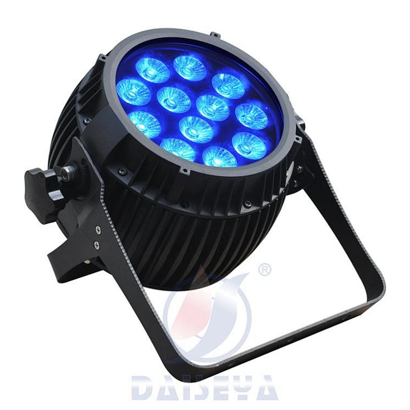 12w*12pcs RGBAWV wireless dj disco DMX stage light wedding