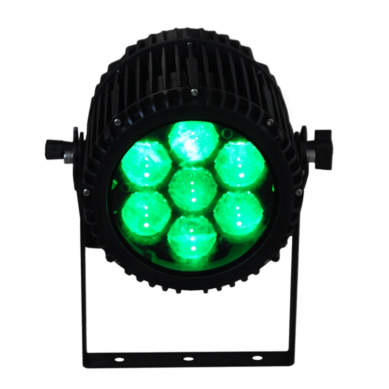 DMX RGBW 4in1 LED Zoom Par Can Stage Lights 15w 7pcs