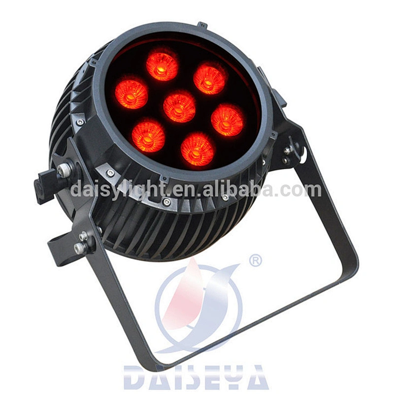 7*12W 6in1 IP65 RGBW Indoor/Outdoor Waterproof Disco Party Led Battery Powered Stage Lights