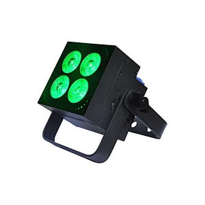Rgbaw Uv Soft Color Mixing Dmx512 Temperature Control 4*12w Led Indoor Par Light