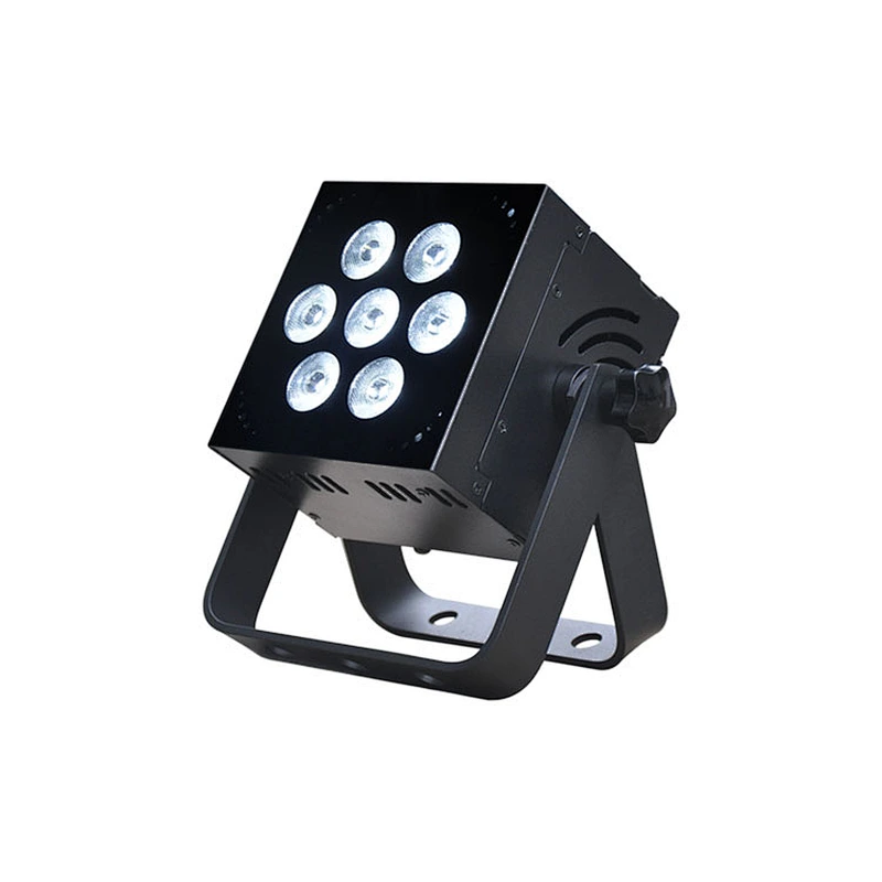 Rgbaw Uv Color Mixing Dmx512 Design Patent 7*12w High Power Led Indoor Par Light