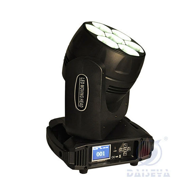 Standing 7*40w Led Dmx512 Bee Eyes Rgbw Laser Disco Party Dj Stage  Moving Head Light