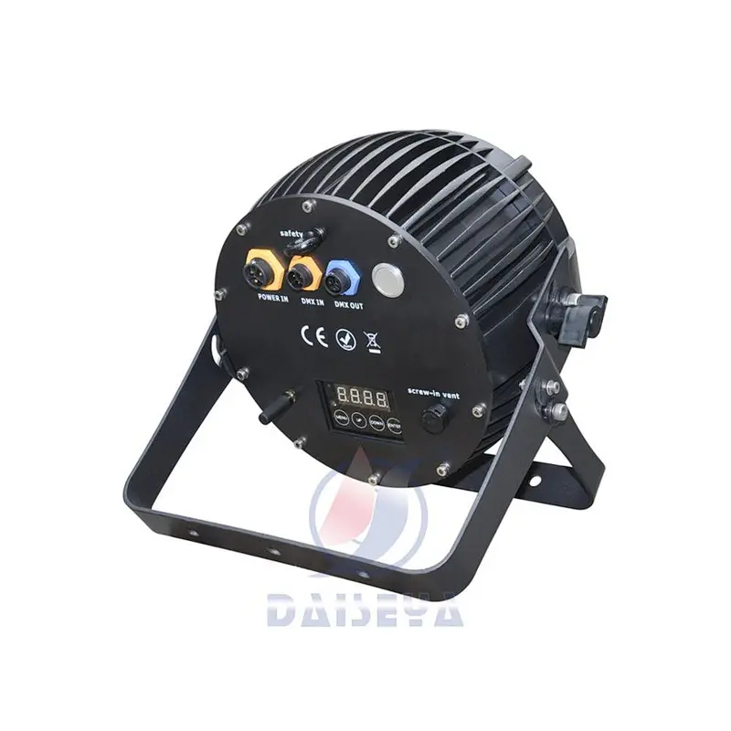 Guangzhou outdoor top-rated RGBAWUV 6IN1 Rechargeable battery plus par led light