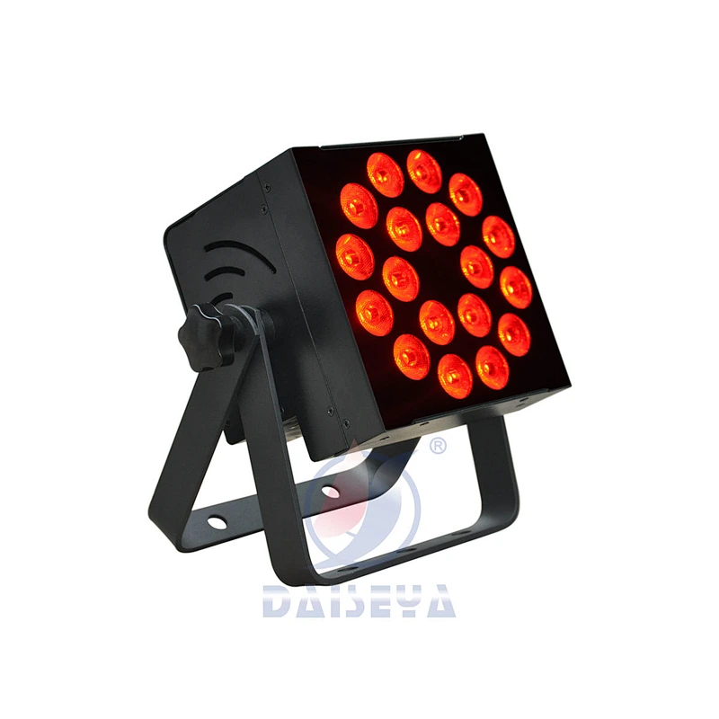 18*8W 4in1 IP20 DMX512 Indoor Disco Party Led Flat Par stage light