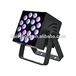 DMX Indoor Led Flat Par Stage Light RGBWA 18x10W 5-in-1IP20