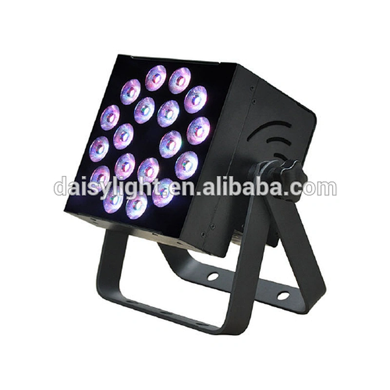 DMX Indoor Led Flat Par Stage Light RGBWA 18x10W 5-in-1IP20