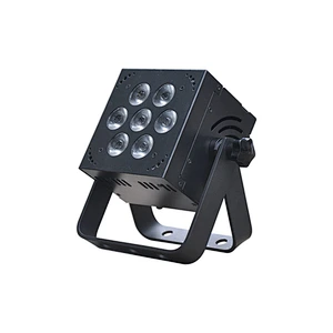 Rgbaw Uv Color Mixing Dmx512 Design Patent 7*12w High Power Led Indoor Par Light