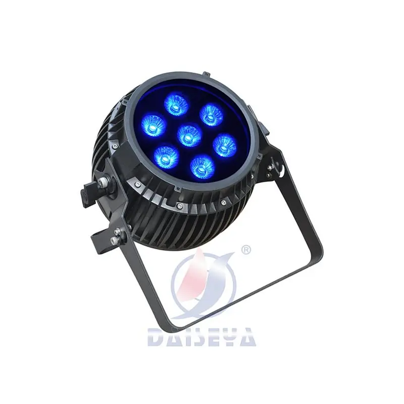Guangzhou outdoor top-rated RGBAWUV 6IN1 Rechargeable battery plus par led light