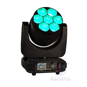 Standing 7*40w Led Dmx512 Bee Eyes Rgbw Laser Disco Party Dj Stage  Moving Head Light