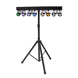 12W RGBAW UV DMX led wall washer light indoor Foot switch control lighting System