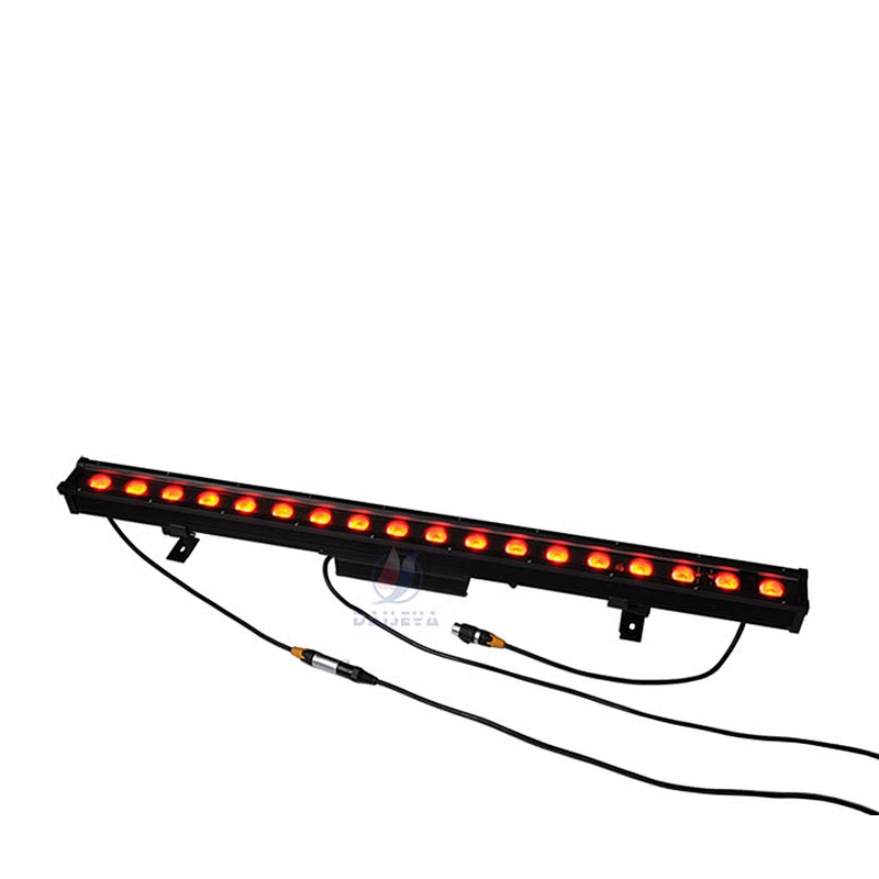 DMX LED WALL WASHER Stage Light LQ418 RGBW 18*4W 4 in 1IP65