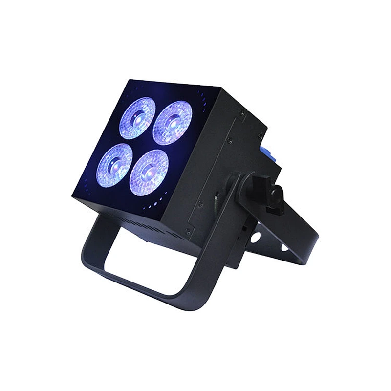 Rgbaw Uv Soft Color Mixing Dmx512 Temperature Control 4*12w Led Indoor Par Light