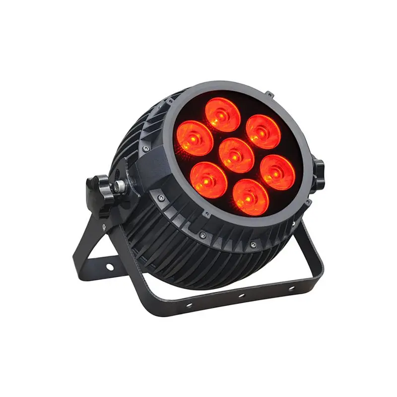 7X15W disco fanless LED par light stage lighting