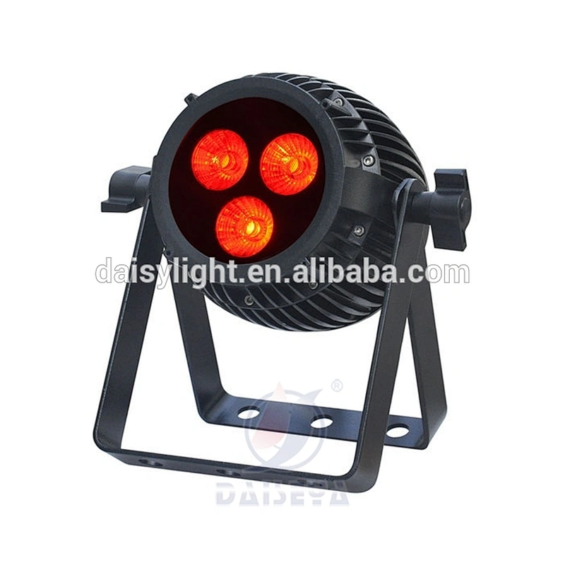 Mini LED stage Par Can light 3x12W RGBWAUV 6-IN-1Waterproof