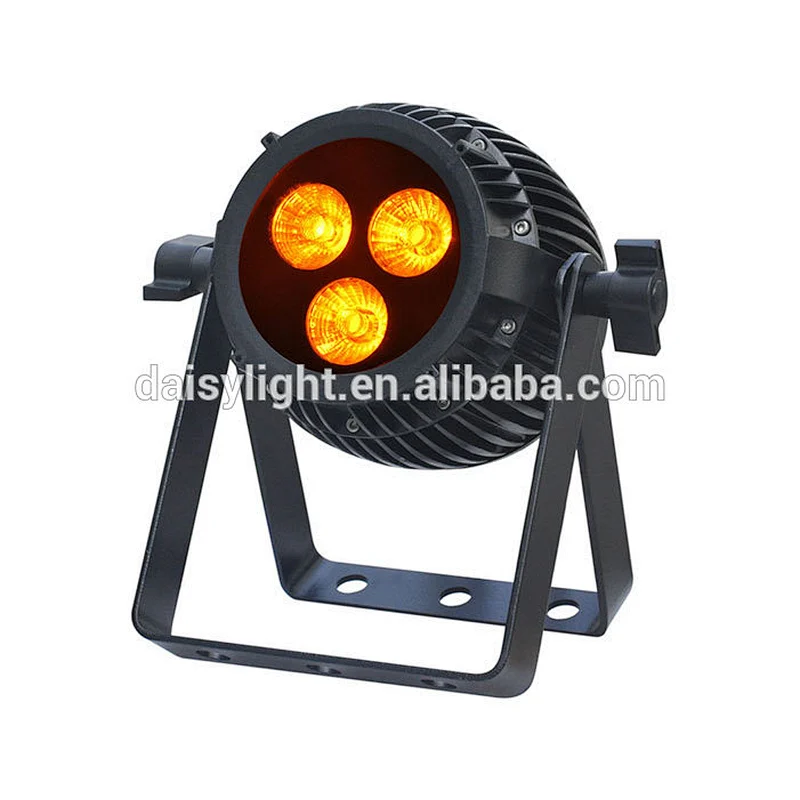 Mini LED stage Par Can light 3x12W RGBWAUV 6-IN-1Waterproof