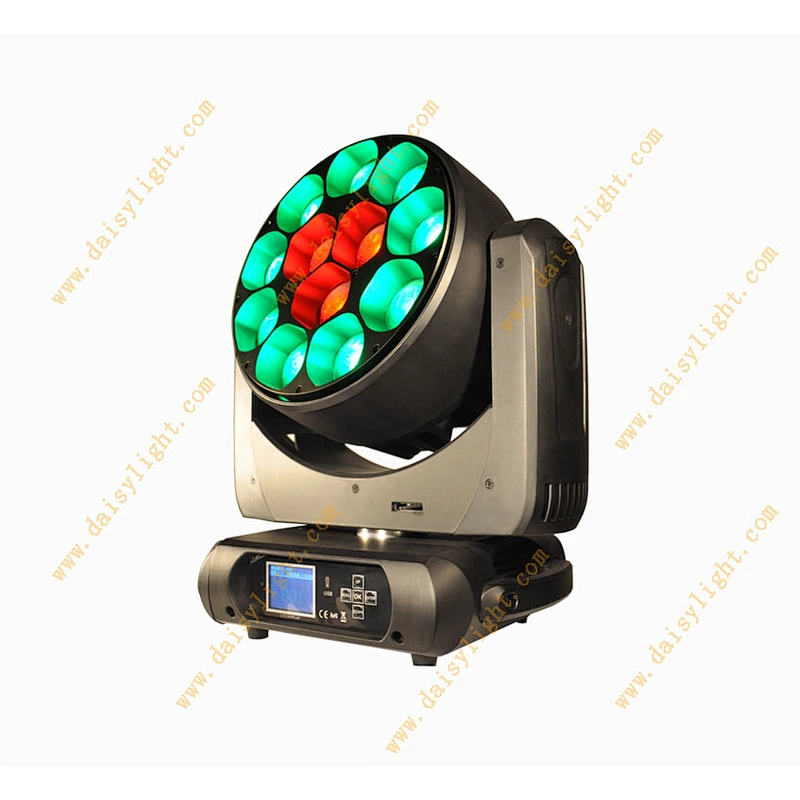 Best price 12x40w rgbw led wash zoom moving head light