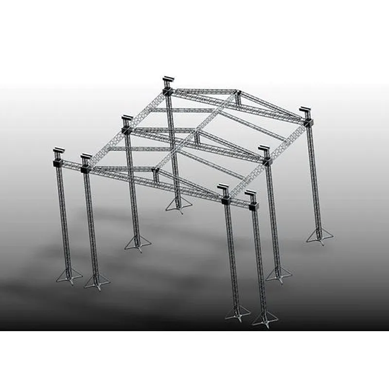 Daisy 4Pillars V Shape Roofing Truss System For Show,Stage,Lighting Exhibition