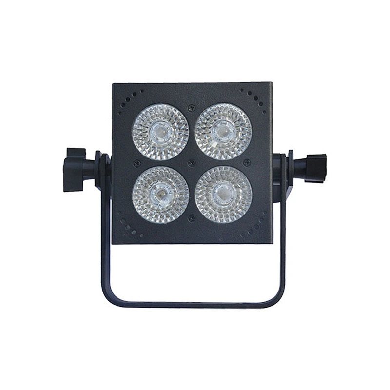 DMX Indoor Mini LED Flat Par Stage Light 4x12w RGBWA UV WS1204
