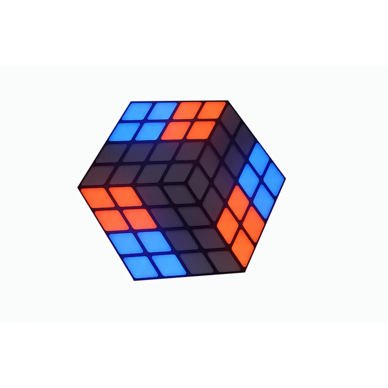 Factory made design beautiful Party stage light 192PCS 3IN1 RGB effect LED cube light