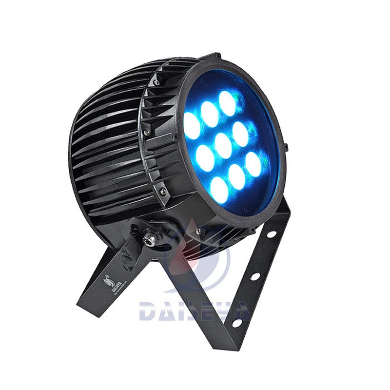New product ideas 2019 wireless battery powered 9x8w 4in1 flat outdoor led par