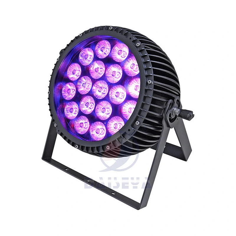 DMX512 fanless water-proof dj disco par led stage light