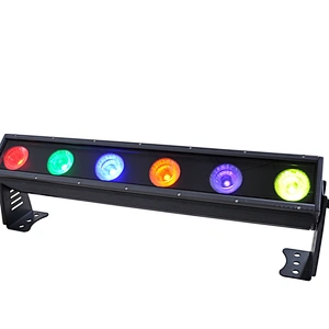 Dj Light DMX Waterproof LED Wall Washer 6*25W RGBAWUV+Lemon 7-in-1 Dot Matrix
