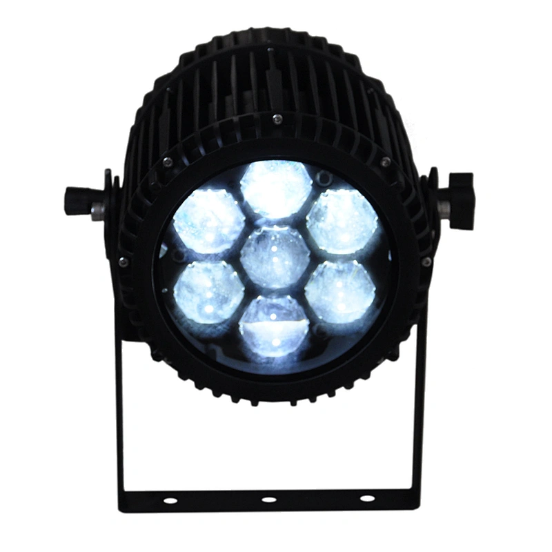 DMX RGBW 4in1 LED Zoom Par Can Stage Lights 15w 7pcs
