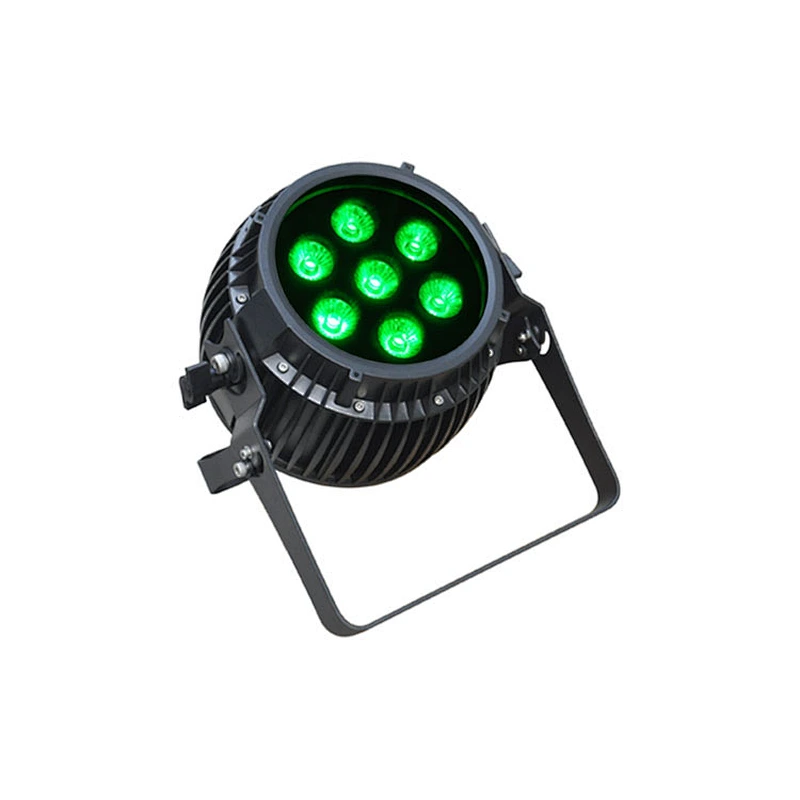 LED Battery Powered Par Can 7pcs*12W RGBWAWUV 6-in-1 IP65