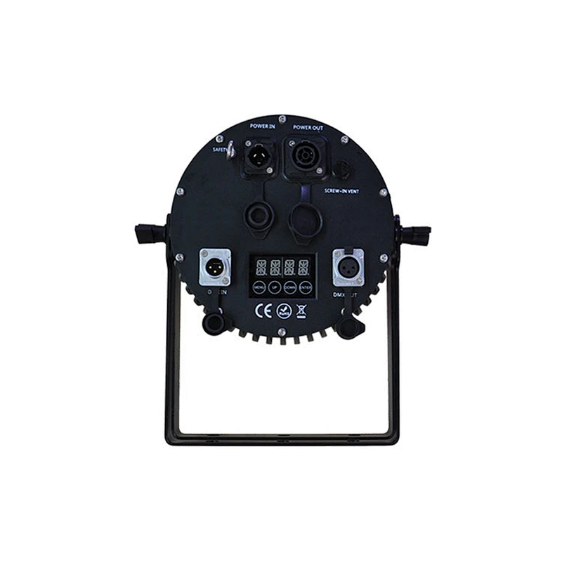 Rgbaw Uv Color Mixing Optional Dimming Curve Waterproof Dj High Power Led 6-in-1 12w Outdoor Par Light