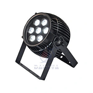 Outdoor rechargeable wireless par can light with flight case
