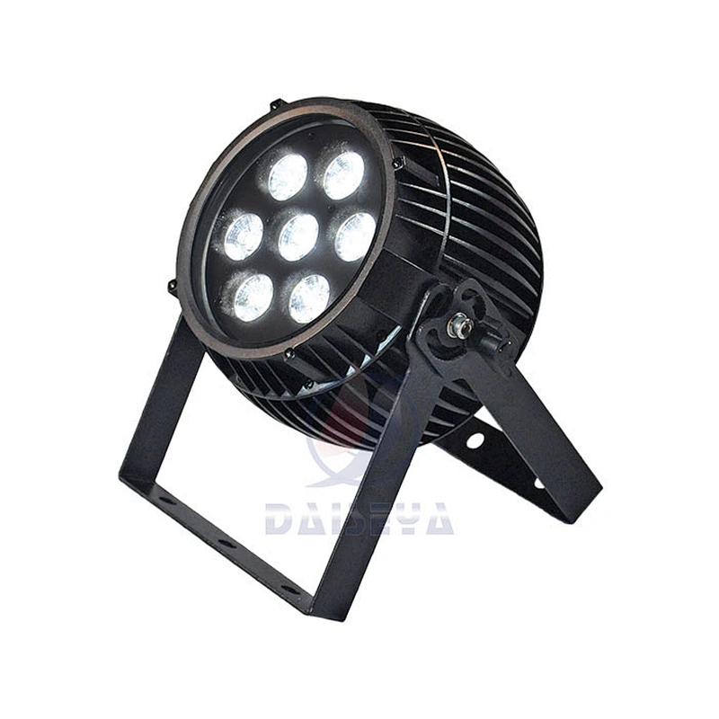 Outdoor rechargeable wireless par can light with flight case