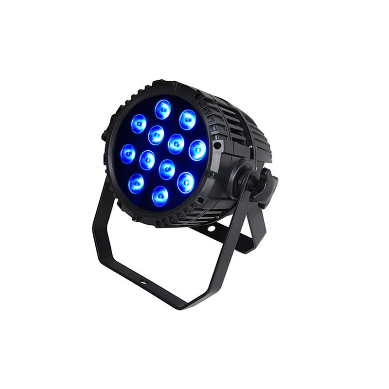DMX LED outdoor par can 12x10w 12x12w rgbwa uv IP65 swimming pool lighting